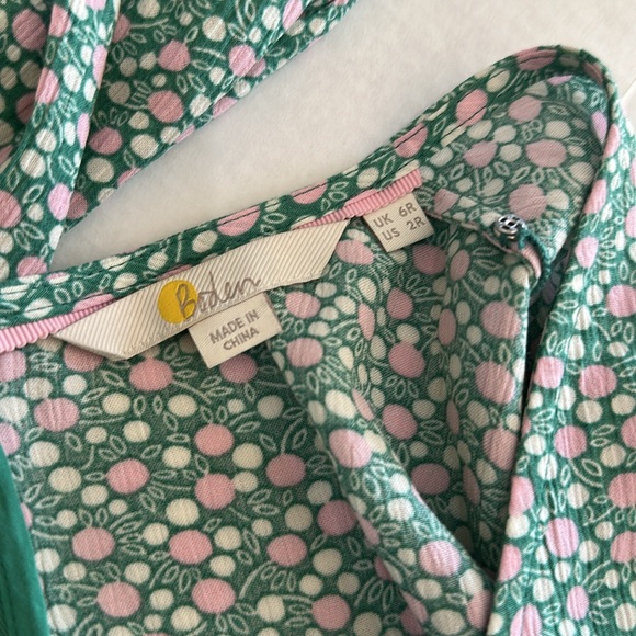 Boden Floral Green Maxi Dress - Picture 8 of 8